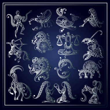 Çiçek stili burçlar.