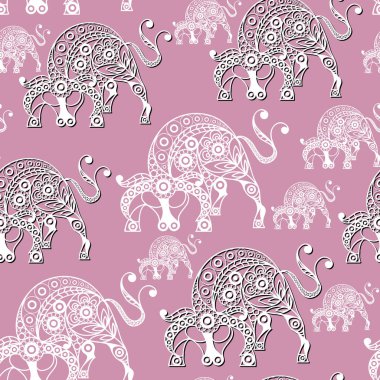 Zodyak 6 işaretli kusursuz doku.