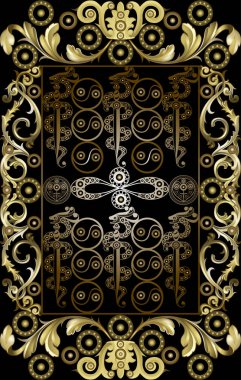 Tarot kartlı grafiksel soyut tasarım. Minor Arcana - Kılıçların altılısı. Davetiye, ilan, çıkartma, poster, afiş, kart, etiket, kapak, web için uygun. Vektör illüstrasyonu.