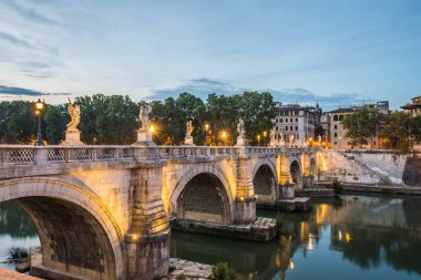 Ponte Sant 'Angelo, Roma, İtalya