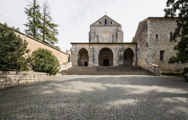 Casamari Abbey, Ciociaria, Itálie — Stock fotografie