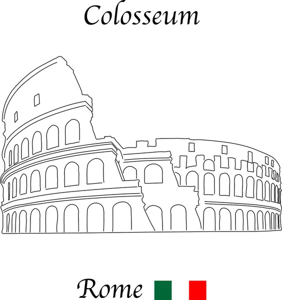 Colosseum vektör çizim