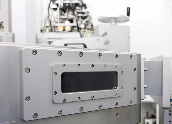 Um equipamento industrial de dispositivo de vácuo de laboratório de pesquisa e desenvolvimento — Fotografia de Stock