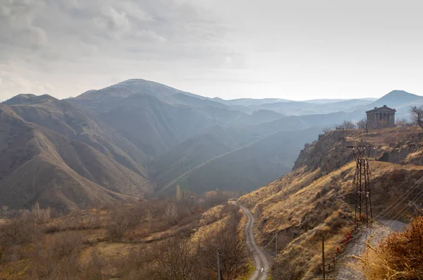 Paisaje Montaña Armenia Vistas Los Picos Valles Las Montañas — Foto de Stock