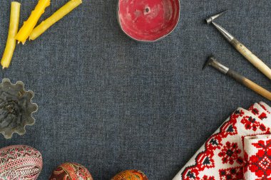 Resim yumurta Paskalya için Araçlar
