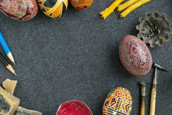 Easter eggs with ornament