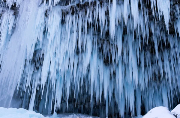 Frozen waterfall Pericnik — Stock Photo, Image