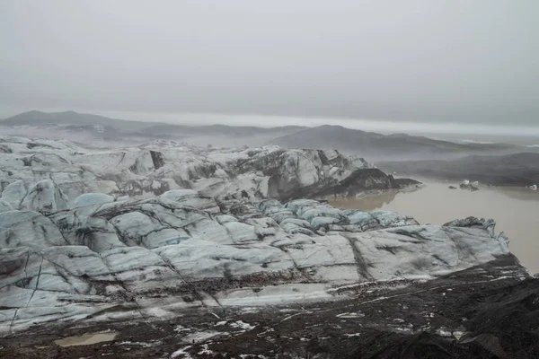 Belle lagune de glacier en Islande — Photo