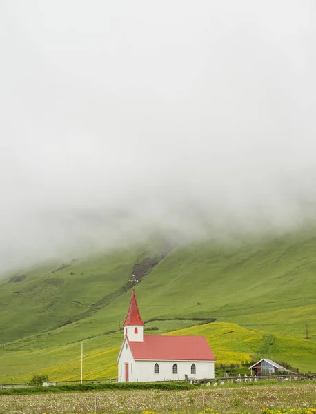 Tradycyjne drewniane buidling w Islandii — Zdjęcie stockowe