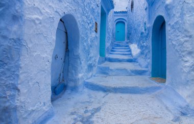 Güzel mavi şehir, Chefchaouen Fas