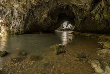 Scenic Rakov Skocjan national park in Slovenia clipart