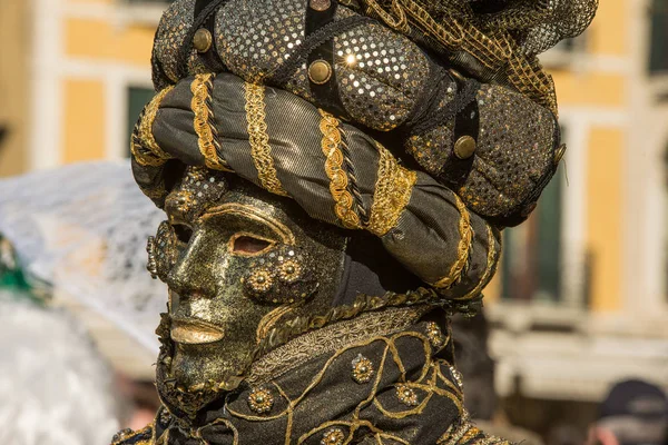 Traditionele Venetiaanse Carnaval Masker Maskerade Venetië Italië — Stockfoto