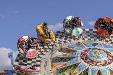 Oktoberfest, Stuttgart hızlı fırıldağınla üzerinde iplik