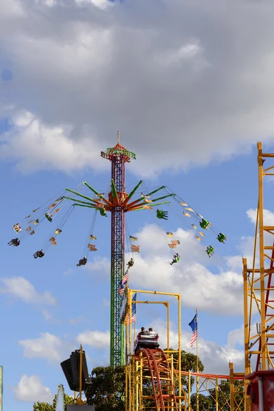 High carousel at Oktoberfest, Stuttgart — Stock Photo, Image