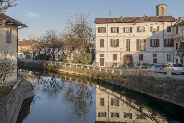 Naviglio Martesana , Gorgonzola, Italy — Stock Photo, Image