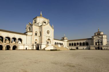 Monumental mezarlığı girişi binalar, Milan