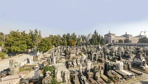 Temetők mező a(z) Monumental Cemetery, Milánó Stock Fotó