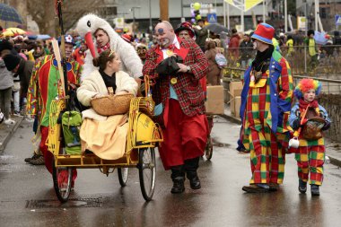 Palyaço grup karnaval geçit, Stuttgart