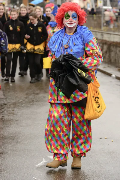 Клоуны на карнавальном параде в Штутгарте — стоковое фото