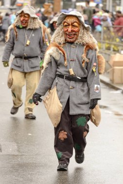 Karnaval geçit, Stuttgart, ormanlık maskesi