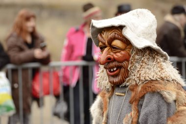 sürekli gülümsemek karnaval geçit, Stuttgart, ormanlık maskesi