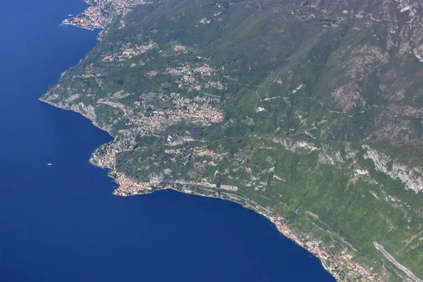 Varenna aerial, Itália — Fotografia de Stock
