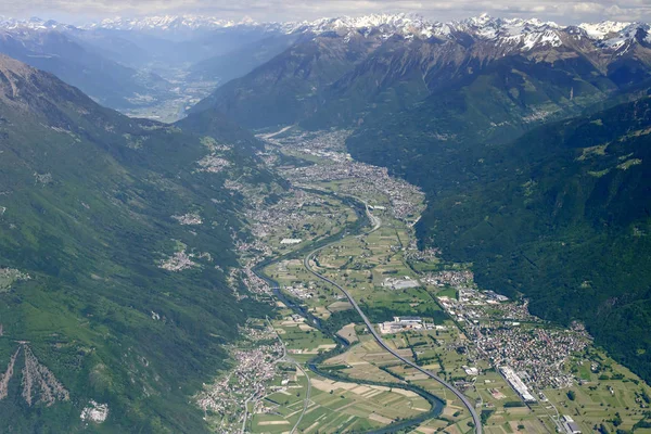 DELEBIO, Dubino i niższe Valtellina, Włochy — Zdjęcie stockowe