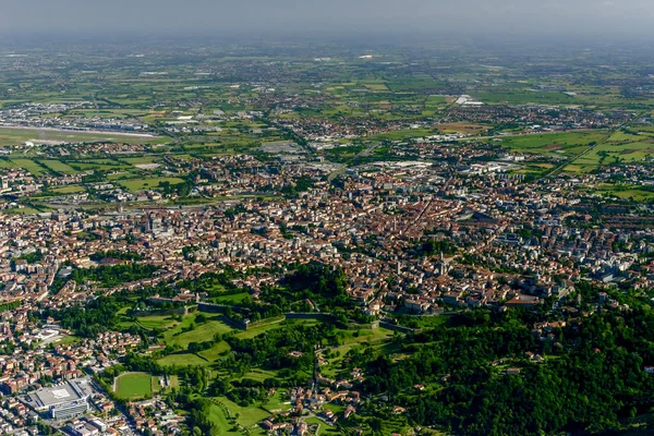 Bergamos Antenne, Italien — Stockfoto