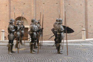 kazık Reaissance asker, Mantua, İtalya