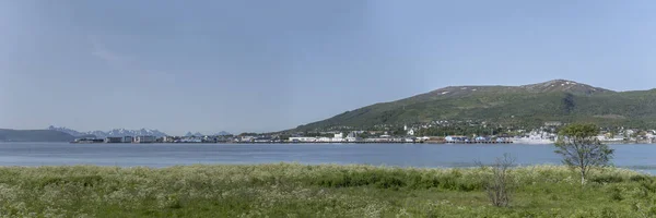 Sortland waterfront, Noruega — Fotografia de Stock