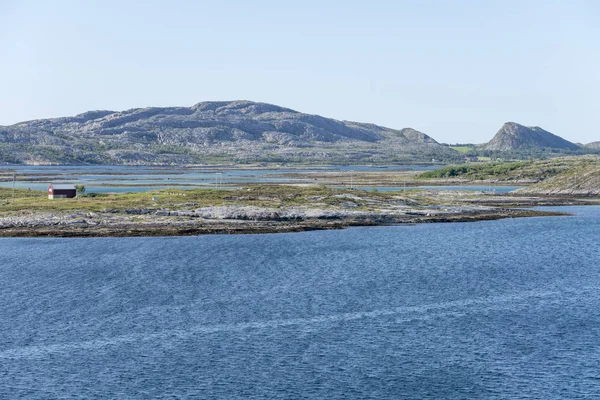 절벽 군 도, 토르 깃 섬, 노르웨이 — 스톡 사진