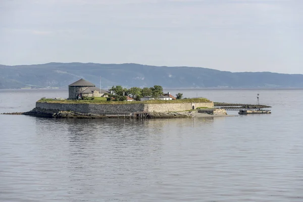 Fortyfikacje na wyspie Munkholmen, Trondheim, Norwegia — Zdjęcie stockowe