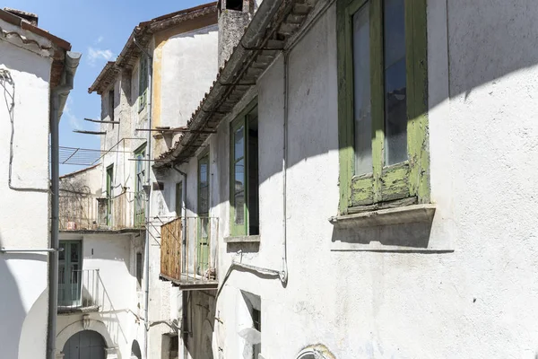 Pittoreske voorhoring van oud dorp, Rivello, Italië — Stockfoto