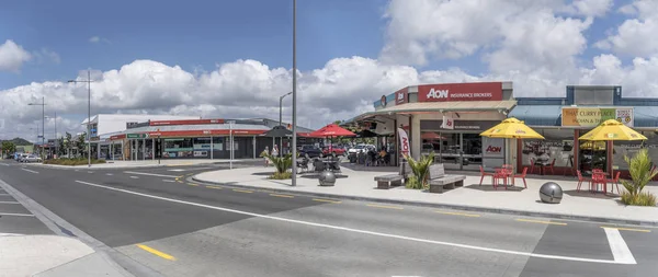 Whitianga New Zealand November 2019 Cityscape Street Crossing Touristic Village — Stockfoto