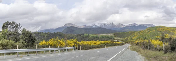 Landschaft Mit Kurvenreicher Straße Hügeliger Landschaft Eglinton Tal Der Nähe — Stockfoto