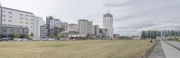 Christchurch Nowa Zealandia Grudzień 2019 Krajobraz Miejski Pustą Przestrzenią Czasu — Zdjęcie stockowe