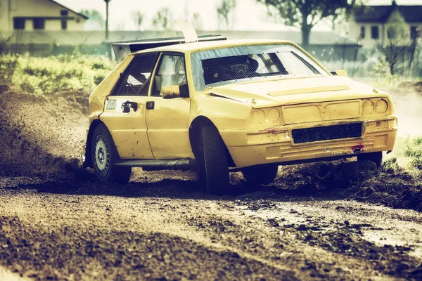 Gara di auto da rally — Foto Stock