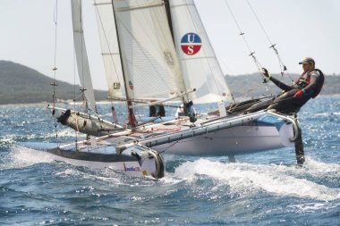 Punta Ala - 3 Haziran: Punta Ala, İtalya 3 Haziran 2016 tarih formülü 18 Ulusal katamaran yarış, yelken atlet