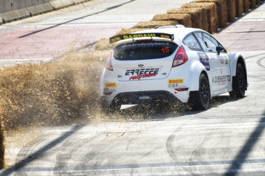 Milan, İtalya - 5 Ağustos 2017: Milano ralli göster deneyim 2017