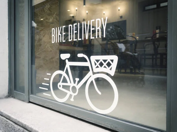 Bike Levering Concept Stedelijke Showcase — Stockfoto