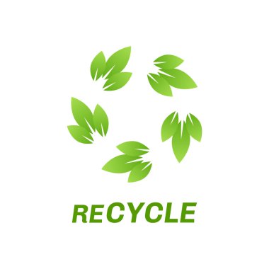 Soyut eko yeşil logo