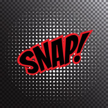 Pop art comic konuşma balonu