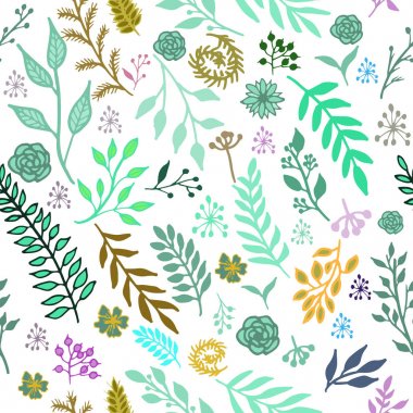 Dikişsiz vintage kış desen