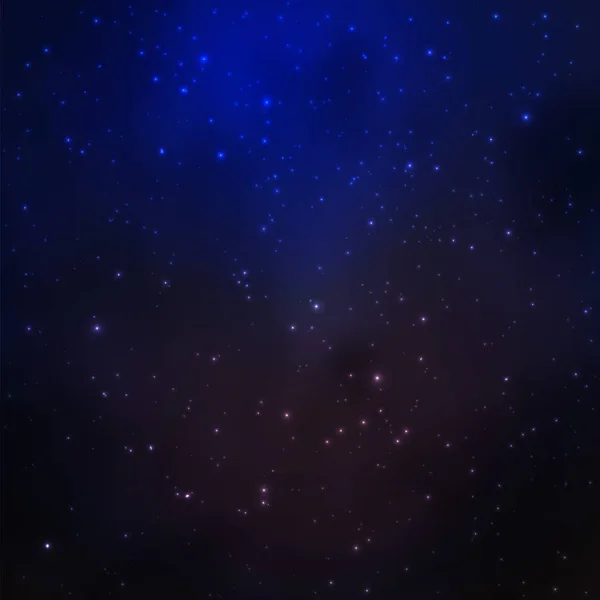 Fondo abstracto del cosmos con estrellas — Vector de stock