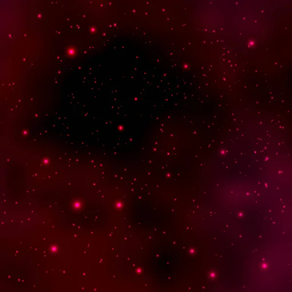 Abstrakter Kosmos Hintergrund mit Sternen — Stockvektor