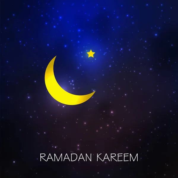 Ramadán saludos fondo — Vector de stock