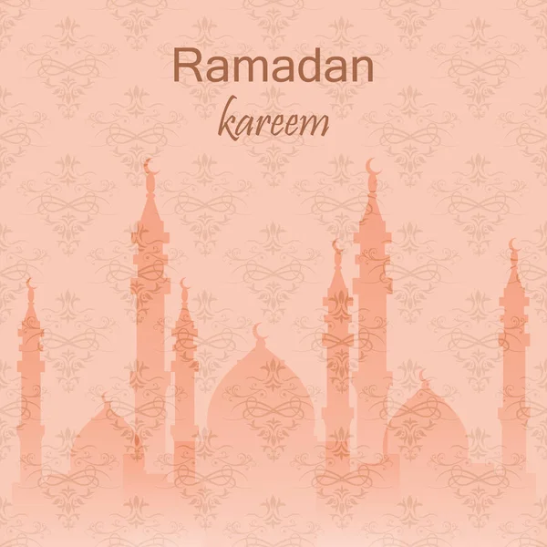 Carte de voeux Ramadan — Image vectorielle