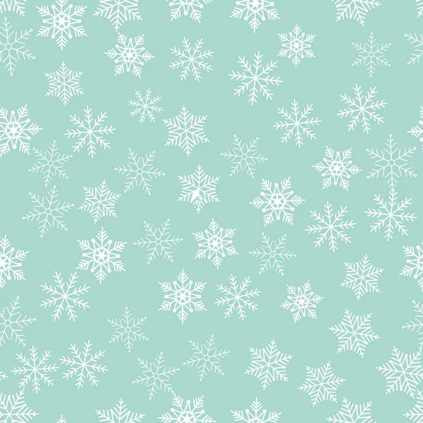 Kış kar taneleri arka plan, seamless modeli