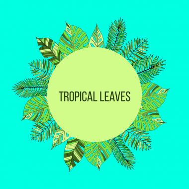 Yaz saati tropic arka plan