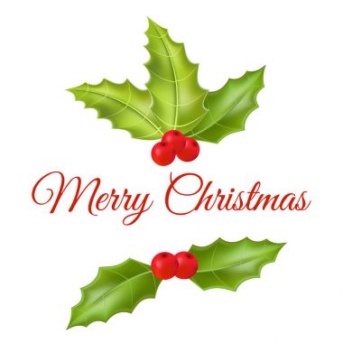 Holly ile Noel kompozisyon